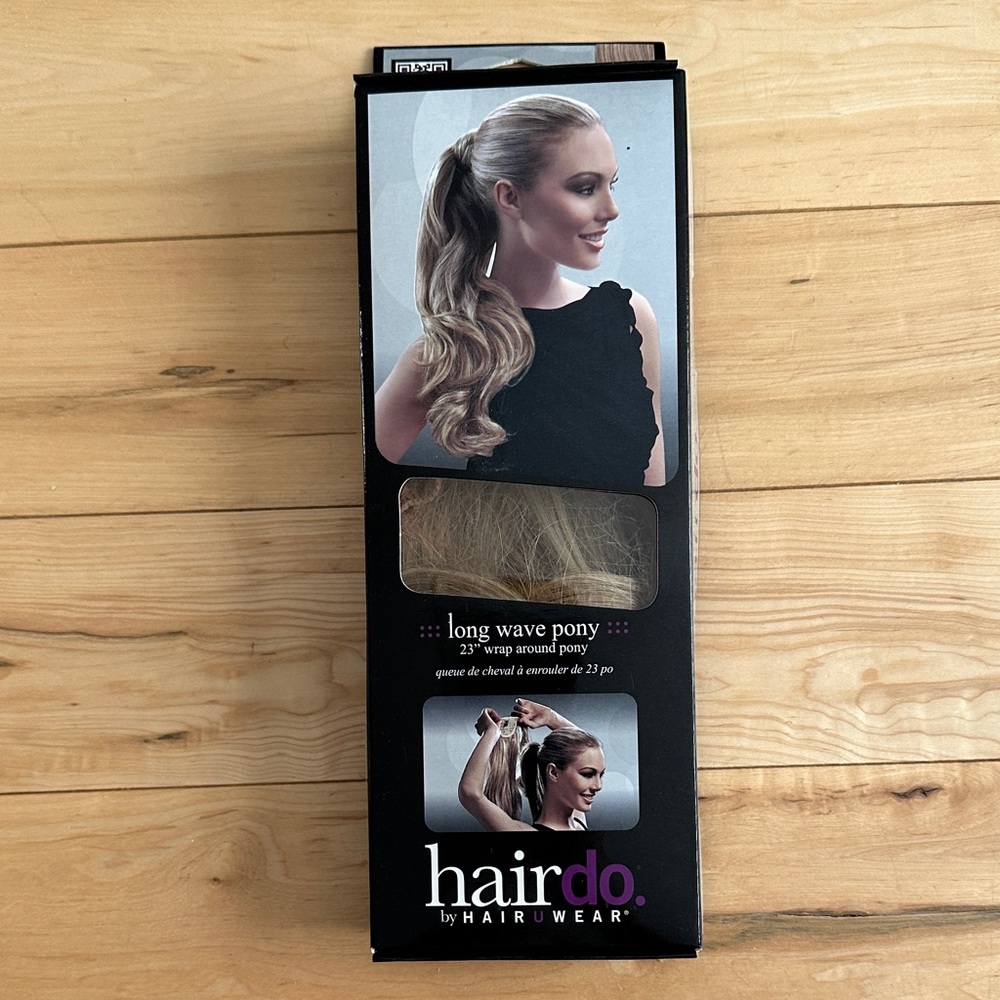 Hairdo by Hairuwear Long Wave Pony in Golden Wheat- Wrap Around Ponytail